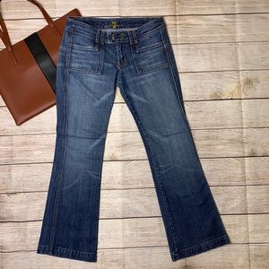 7 for all Mankind double button jeans size…